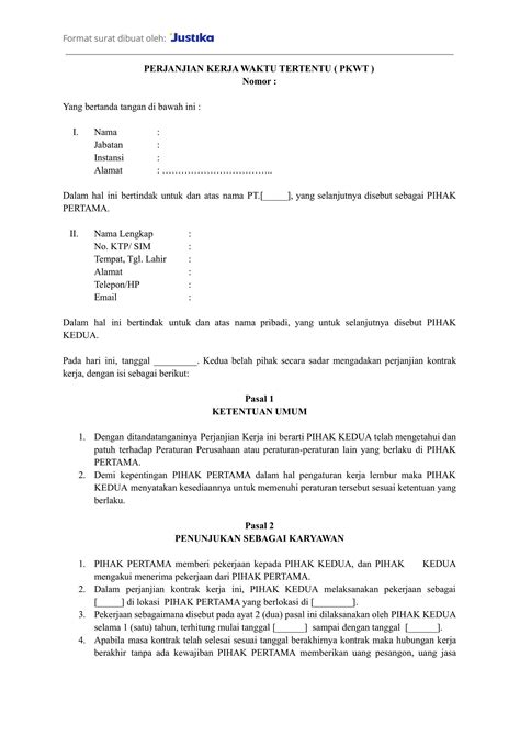 Pkwt Adalah Pengertian Dasar Hukum Dan Aturan Pkwt Sesuai Uu