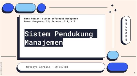 Pertemuan 5 Sistem Pendukung Manajemen Natasya Aprilia 21042181