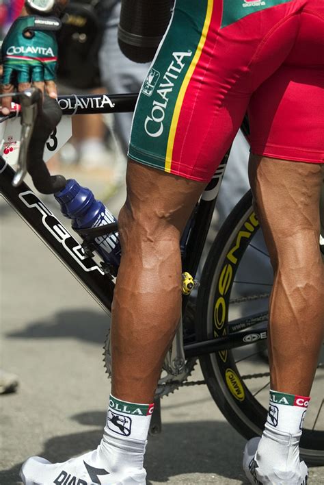 Cyclist Bulge: amazing legs on this guy.... bulging veins