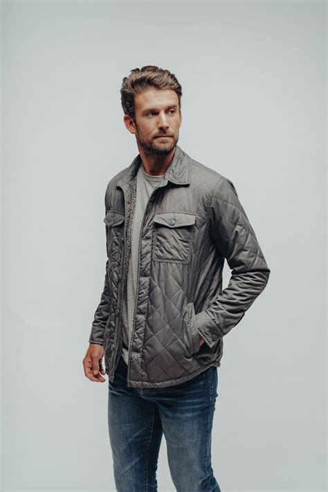 Quilted Sherpa Lined Shacket The Normal Brand Jackets Shirt Jacket