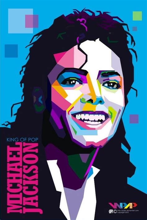 King Of Pop Michael Jackson Created By Indonesian People Wpap Art