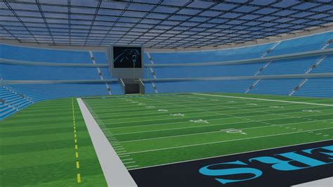 3D model Carolina Panthers - American Football Stadium VR / AR / low ...