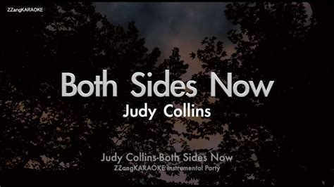 Judy Collins Both Sides Now Mr Instrumental Lyrics Ver [zzang Karaoke] Youtube