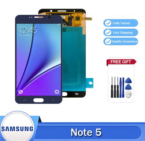 5 7 100 ORIGINAL LCD For SAMSUNG Galaxy Note 5 Display LCD Touch