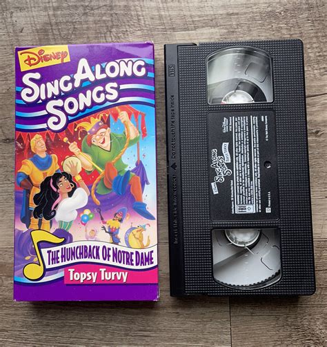 Disney Sing Along Songs The Hunchback Of Notre Dame Topsy Turvy Vhs 15