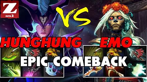 Hunghung Luna Vs Emo Muerta Epic Battle Of Hard Carry Highest Mmr