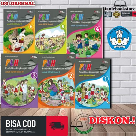 Jual BUKU PENDIDIKAN LINGKUNGAN HIDUP Kelas 1 2 3 4 5 6 ERLANGGA