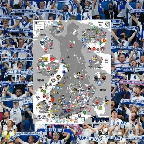 Football Maps poster: Finland - **PREORDER** – Stanchion