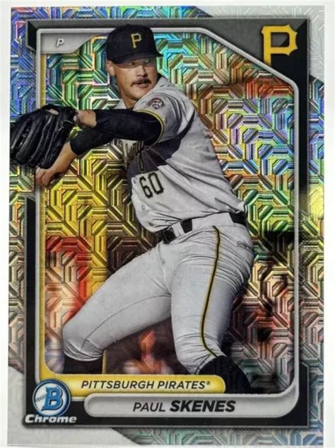 Bowman Cromato Mega Box Paul Skenes Refrattore Mojo Bcp