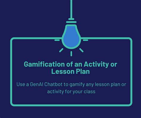 Gamify Any Lesson Plan Or Activity Using An Ai Chatbot — Ai For Education