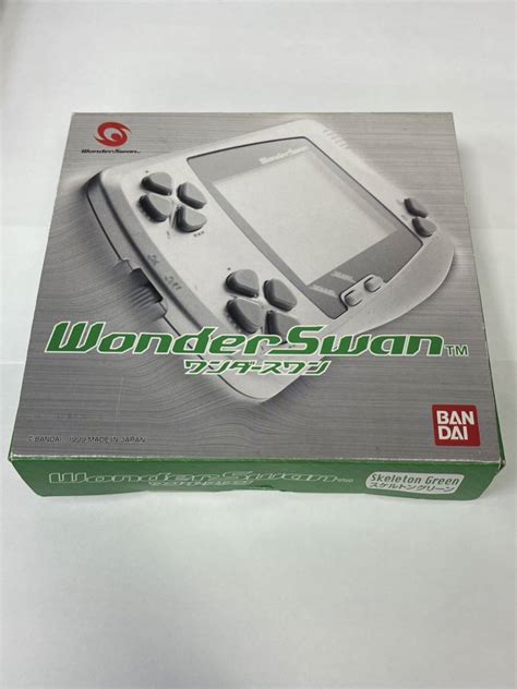 未使用未開封品BANDAI バンダイ WonderSwan ワンダースワン スケルトン グリーン SWJ 77701Gの落札情報詳細