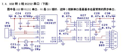 CH340 CH341T引脚图与电路封装形式