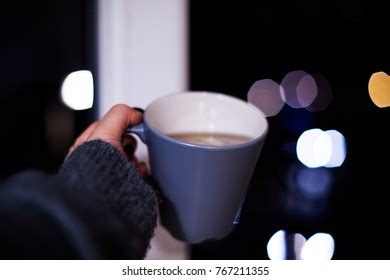 Womans Hand Holding Hot Cup Tea Stock Photo 767211355 Shutterstock