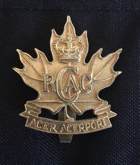 Royal Canadian Army Cadet Rcac Hat Badge 2000 Picclick Ca