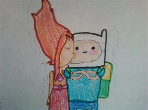 Flame Princess Kissing Finn By Sadiejonesz On Deviantart