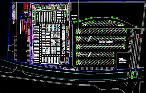 Tienda Departamental En Autocad Librer A Cad