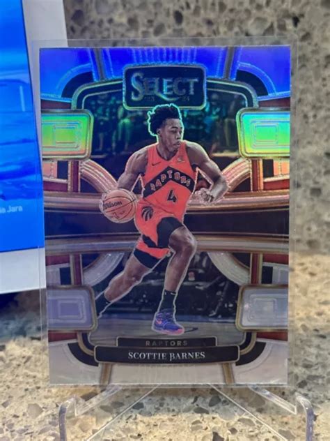 Panini Select Scottie Barnes Argent Prizm Concourse Toronto