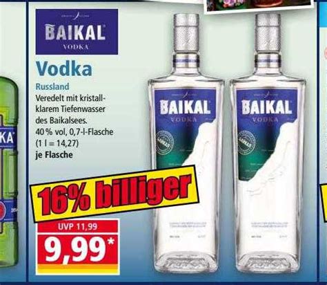 Vodka Baikal Angebot Bei Norma