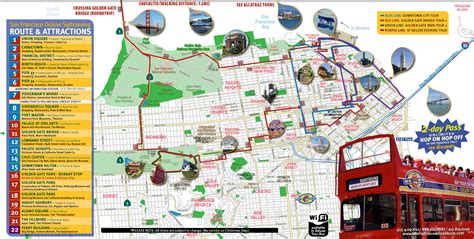 Attraction San Francisco Tourist Map - Tourist Destination in the world