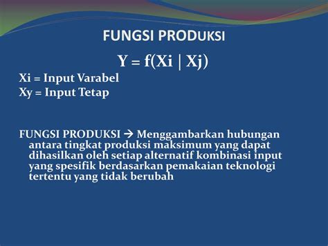 Ppt Teori Produksi Powerpoint Presentation Free Download Id6177610