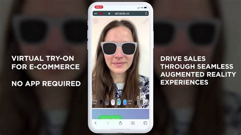 Virtual Try On Sunglasses Web Ar Youtube