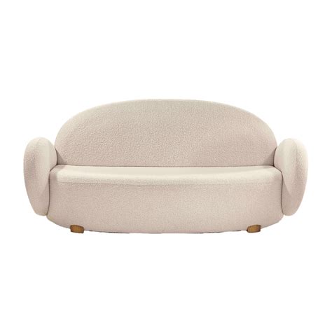 Luxury 3 Seater Sofa Ivory Sofa By Designer Matteo Cibic