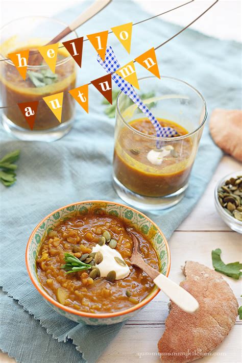 Curried Pumpkin Lentil Soup Yummy Mummy Kitchen