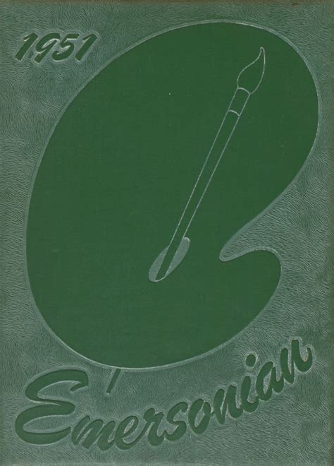 1951 Yearbook From Emerson High School From Gary Indiana For Sale