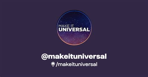 Makeituniversal Instagram Linktree