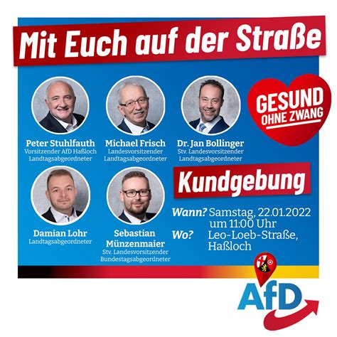 Kundgebung Hassloch Afd Rhein Lahn