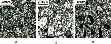 Optical Microstructures Of Fired Pellets At Different Coke Fines Dosage