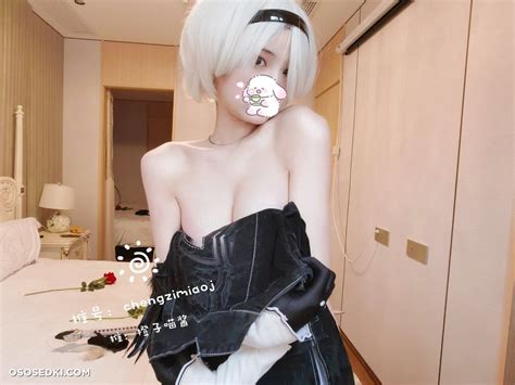 2B Nier Automata Chengzimiaoj Naked Cosplay Asian 18 Photos