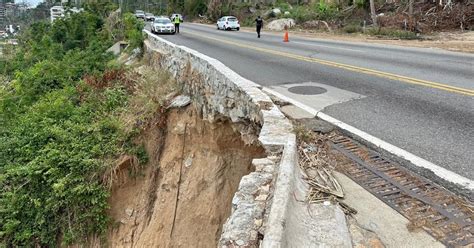 Gobierno De Guerrero Atiende Dos Derrumbes En Avenida Esc Nica De Acapulco