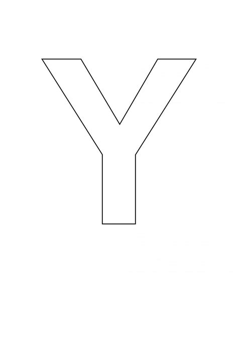 Letter Y Free Printable