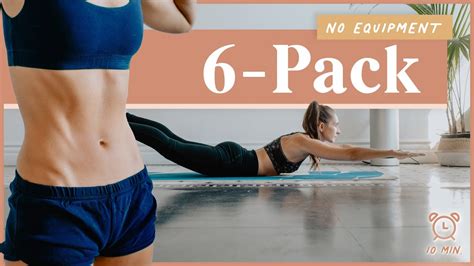 10 Minute Six Pack Workout No Equipment Youtube