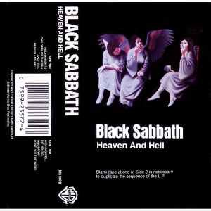 Black Sabbath Heaven And Hell Cassette Discogs