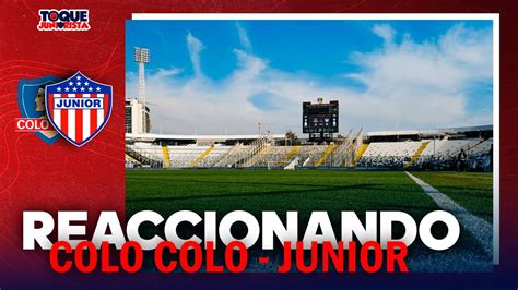 COLO COLO 1 0 JUNIOR DERROTA EN LA IDA TODO SE DEFINE EN