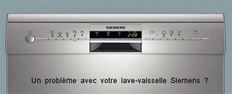 Lave Vaisselle Siemens En Panne Comment R Parer Un Lave Vaisselle