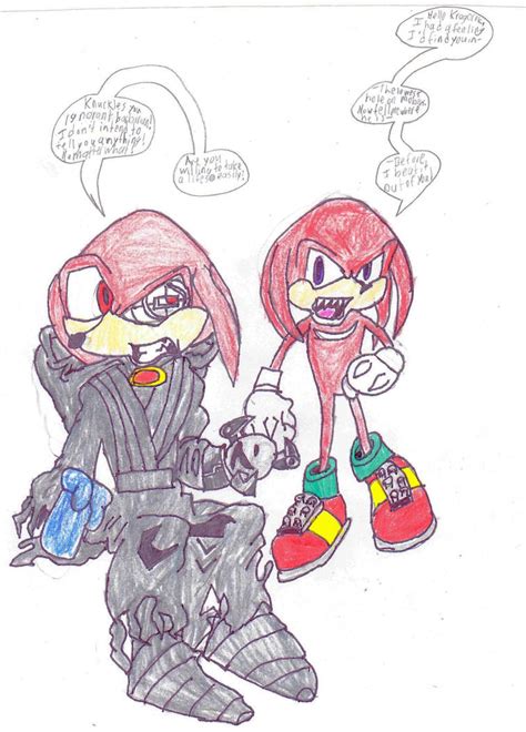 Knuckles And Kragorok By Falconpawnch7 On Deviantart