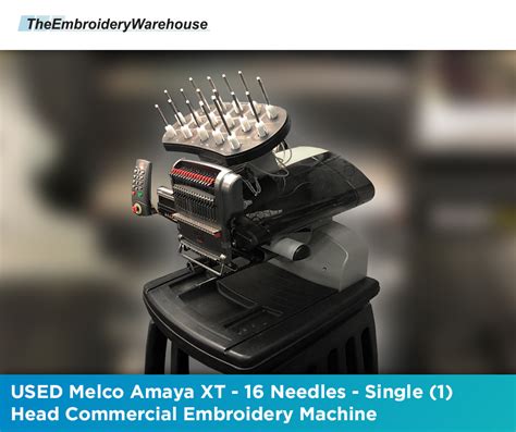 USED Melco Amaya XT 16 Needles Single 1 Head Commercial