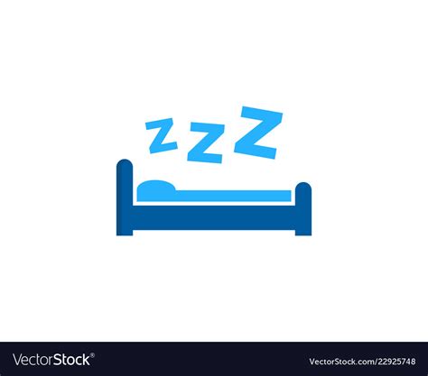 Sleep logo icon design Royalty Free Vector Image