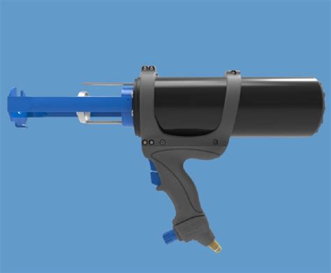 CCA-380 coaxial pneumatic gun 380ml 10:1 ratio Adhesive Dispensing Ltd