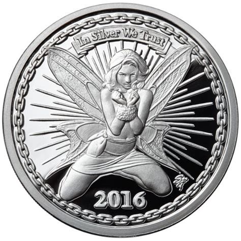 Buy 1 oz Proof Silverbug Silver Alyx the Fairy Rounds - Silver.com