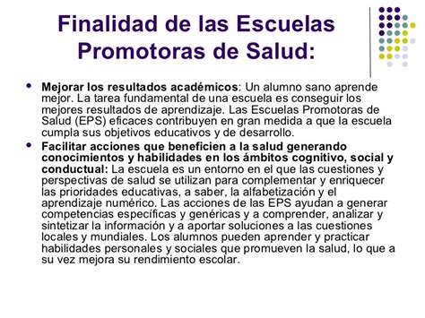 Presentación Escuelas Promotoras De Salud