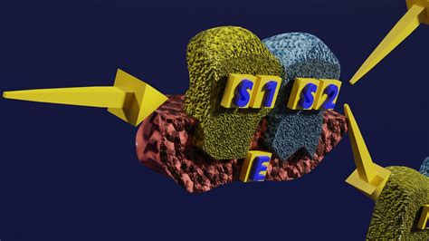 ArtStation - 3D enzyme substrate reaction product | Resources