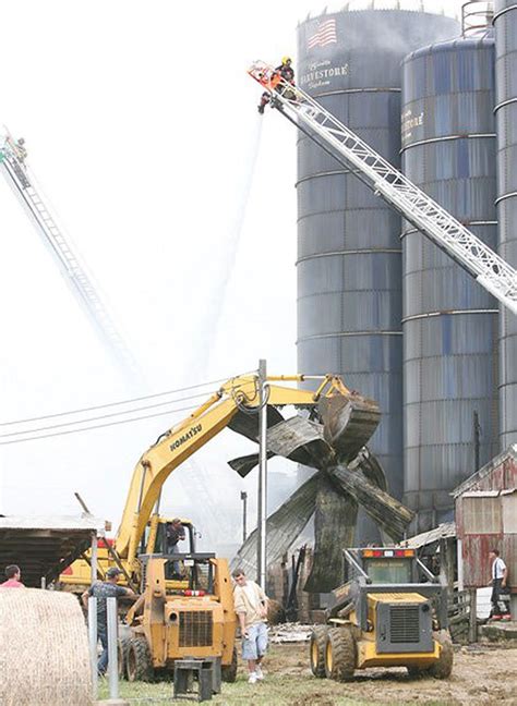 Fire Destroys Large Barn 300 Bales Of Hay On Upper Pittsgrove Township