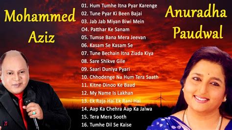 Anuradha Paudwal Songsmohammed Aziz Song Anuradha Paudwal