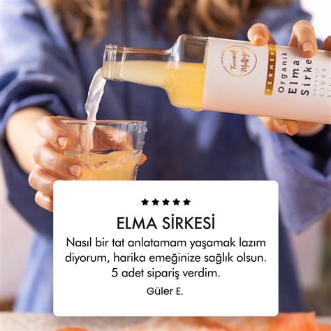 Organik Elma Sirkesi 500 ml Satın Al Fermente Mutfağım