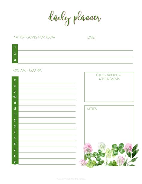 Free March Planning Pages Simply Love Printables