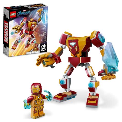 LEGO Marvel Iron Man Mech Armor 76203 Building Kit Collectible Mech